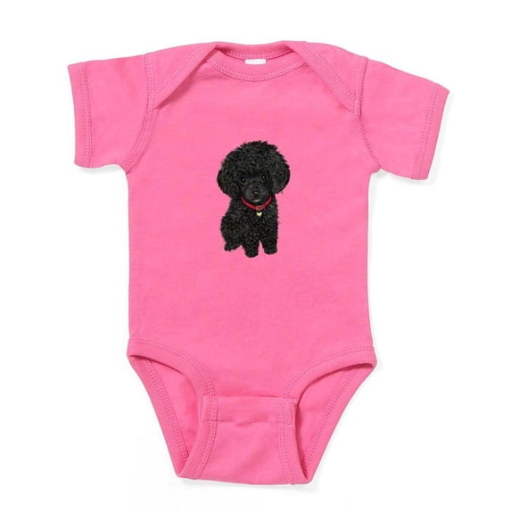 CafePress - Poodle Pup (Blk) - Cute Infant Bodysuit Baby Romper - Size Newborn - 24 Months