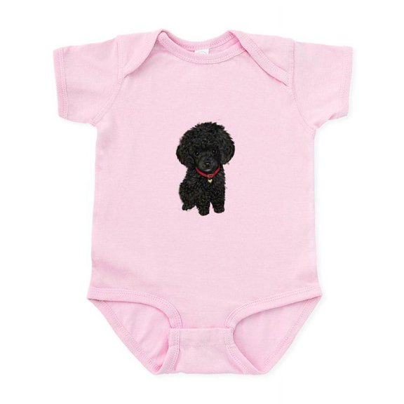 CafePress - Poodle Pup (Blk) Infant Bodysuit - Baby Light Bodysuit, Size Newborn - 24 Months