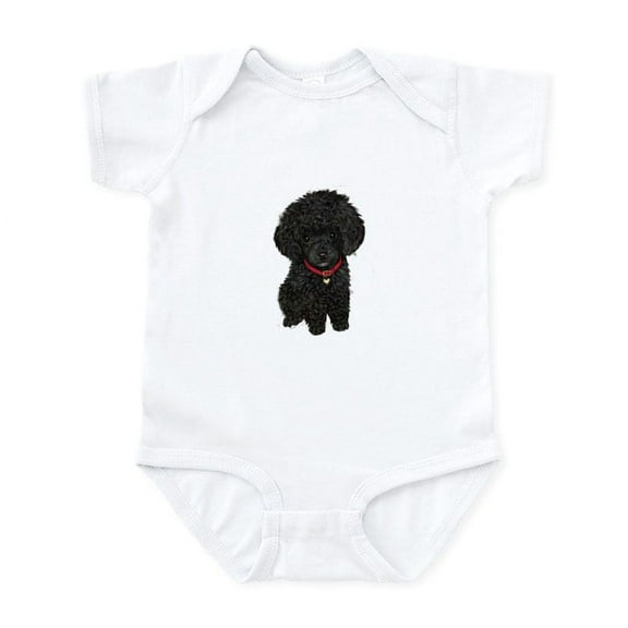 CafePress - Poodle Pup (Blk) Infant Bodysuit - Baby Light Bodysuit, Size Newborn - 24 Months