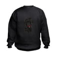 thumbnail image 1 of CafePress - Poodle Pup (Blk) Kids Sweatshirt - Kids Sweatshirt, Youth Crew Neck Sweatshirt, 1 of 4