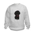 thumbnail image 1 of CafePress - Poodle Pup (Blk) Kids Sweatshirt - Kids Sweatshirt, Youth Crew Neck Sweatshirt, 1 of 4