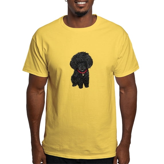 CafePress - Poodle Pup (Blk) Light T Shirt - Men's Classic Graphic T-Shirt