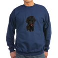thumbnail image 1 of CafePress - Poodle Pup (Blk) Sweatshirt - Classic Crew Neck Sweatshirt, 1 of 4