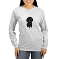 thumbnail image 1 of CafePress - Poodle Pup (Blk) Women's Long Sleeve T Shirt - Women's Long Sleeve Graphic Casual T-Shirt, 1 of 4