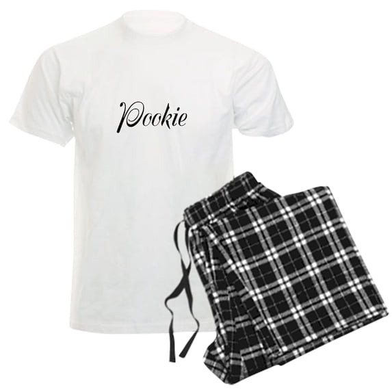 CafePress - Pookie Funny Couples Nickname Pajamas Men's Pajama - Men's Light Loose Fit Cotton Pajama Set