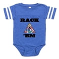 thumbnail image 1 of CafePress - Pool Rack Em - Cute Infant Baby Football Bodysuit, 1 of 3