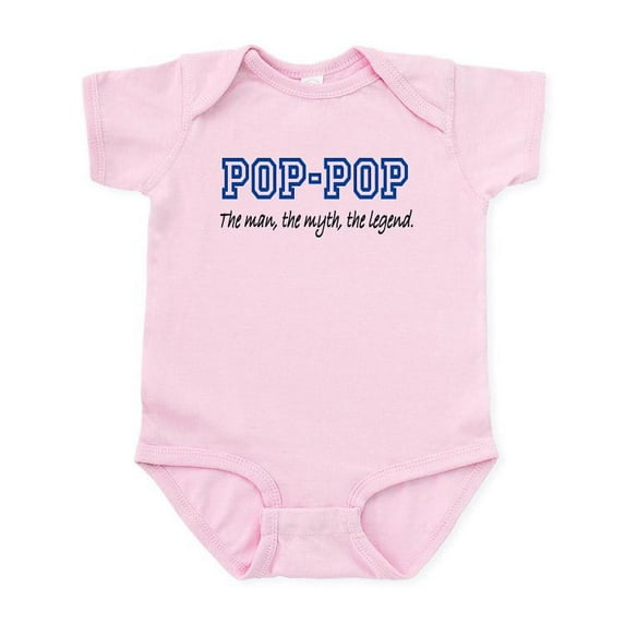 CafePress - Pop Pop Infant Bodysuit - Baby Light Bodysuit, Size Newborn - 24 Months