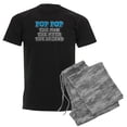 thumbnail image 1 of CafePress - Pop Pop: The Man Men's Dark Pajamas - Men's Dark Loose Fit Cotton Pajama Set, 1 of 7