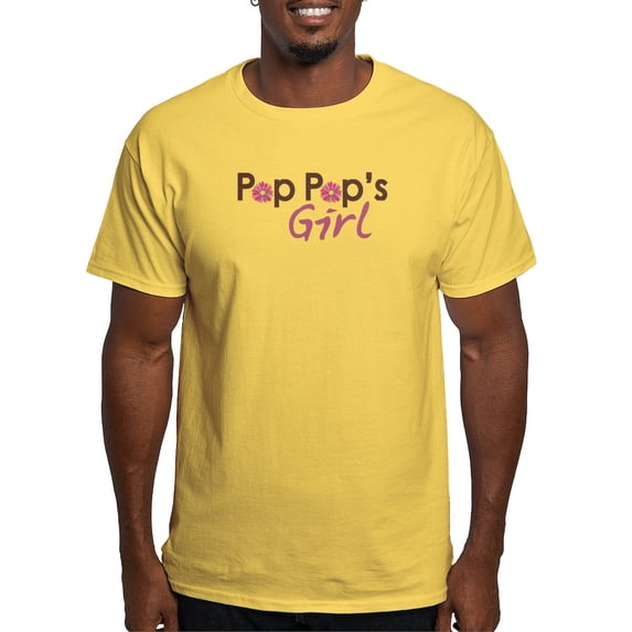 CafePress - Pop Pop's Girl Light T Shirt - Men's Classic Graphic T-Shirt
