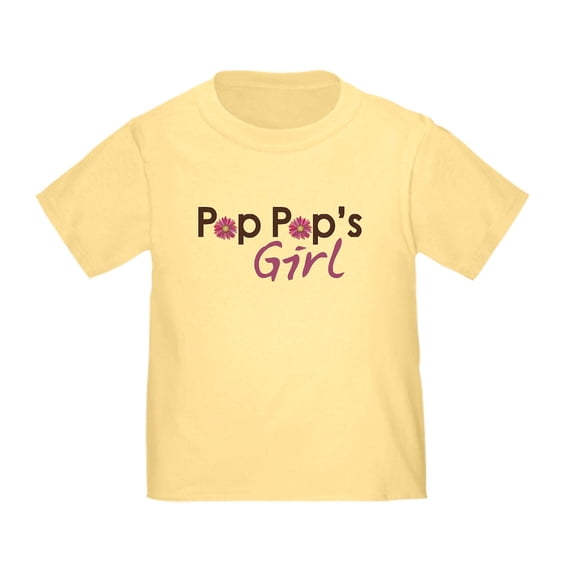 CafePress - Pop Pop's Girl Toddler T Shirt - Cute Toddler T-Shirt, 100% Cotton