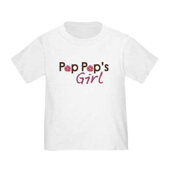 CafePress - Pop Pop's Girl Toddler T Shirt - Cute Toddler T-Shirt, 100% Cotton