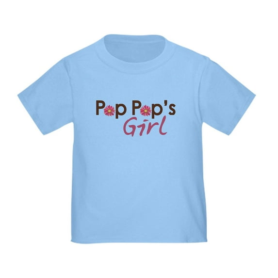 CafePress - Pop Pop's Girl Toddler T Shirt - Cute Toddler T-Shirt, 100% Cotton