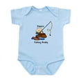 thumbnail image 1 of CafePress - Poppa's Fishing Buddy Infant Bodysuit - Baby Light Bodysuit, Size Newborn - 24 Months, 1 of 4
