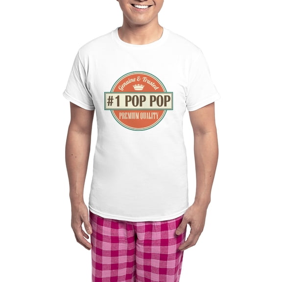 CafePress - Poppop Grandpa Pajamas - Men's Light Loose Fit Cotton Pajama Set