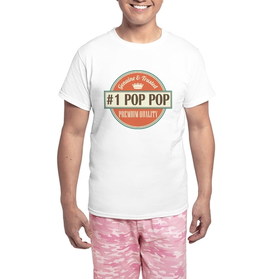 CafePress - Poppop Grandpa Pajamas - Men's Light Loose Fit Cotton Pajama Set
