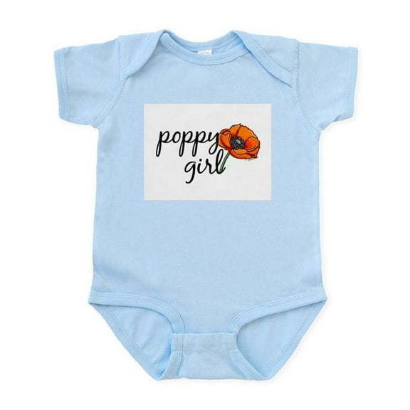 CafePress - Poppy Girl Infant Creeper - Baby Light Bodysuit, Size Newborn - 24 Months