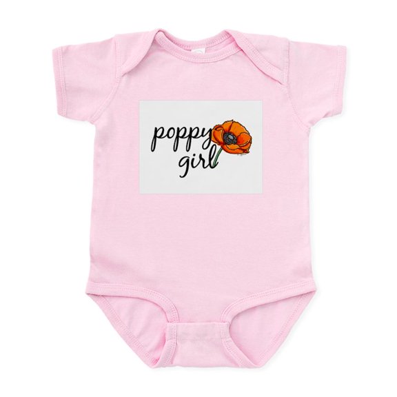 CafePress - Poppy Girl Infant Creeper - Baby Light Bodysuit, Size Newborn - 24 Months
