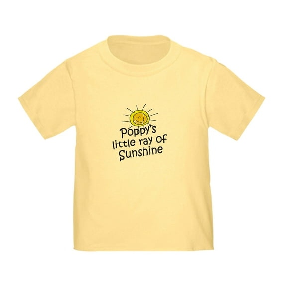CafePress - Poppy's Sunshine Toddler T Shirt - Cute Toddler T-Shirt, 100% Cotton