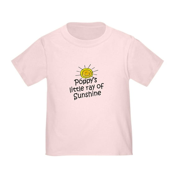 CafePress - Poppy's Sunshine Toddler T Shirt - Cute Toddler T-Shirt, 100% Cotton