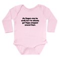 thumbnail image 1 of CafePress - Poppy's Wrapped (Black) Long Sleeve Infant Bodysui - Long Sleeve Cotton Baby Bodysuit, 1 of 4
