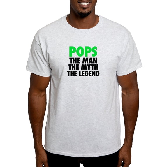 CafePress - Pops The Legend Black T Shirt - Men's Classic Graphic T-Shirt