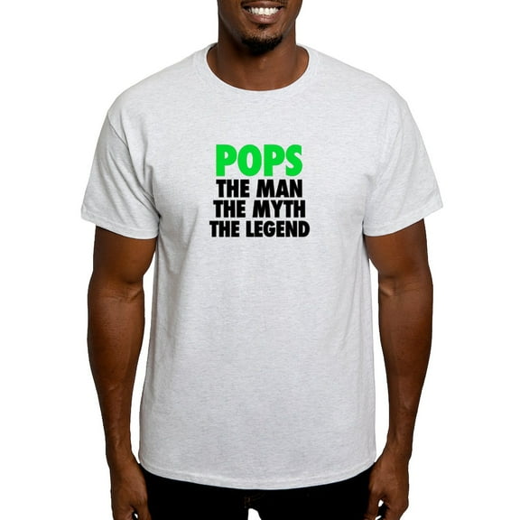 CafePress - Pops The Legend Black T Shirt - Men's Classic Graphic T-Shirt