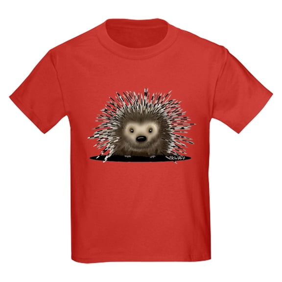 CafePress - Porcupine Kids Dark T Shirt - Dark T-Shirt Kids XS-XL