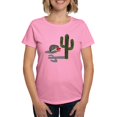 thumbnail image 1 of CafePress - Porcupine Loves Cactus Women's Classic T Shirt - Women's Traditional Fit Dark T-Shirt, 1 of 4