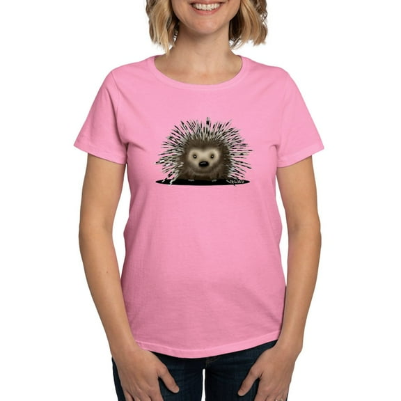 CafePress - Porcupine Women's Dark T Shirt - Women's Traditional Fit Dark T-Shirt