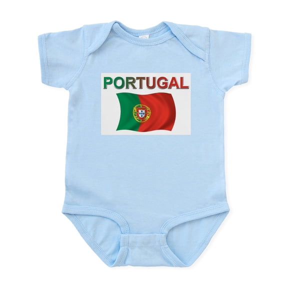 CafePress - Portugal Infant Bodysuit - Baby Light Bodysuit, Size Newborn - 24 Months