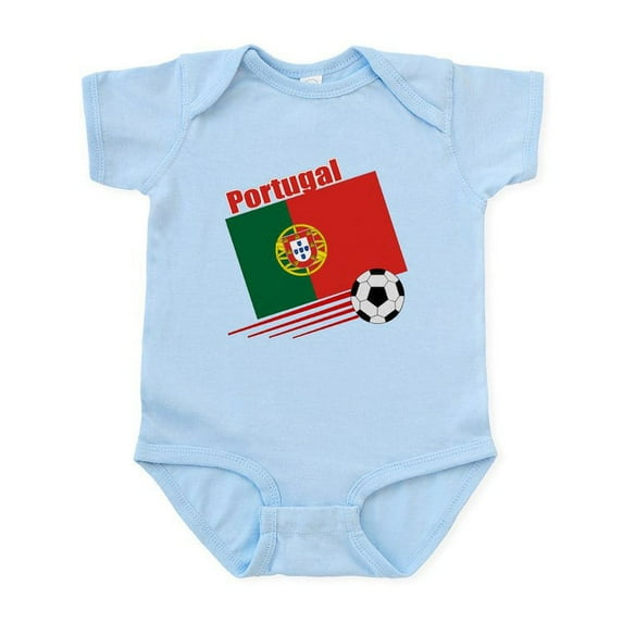 CafePress - Portugal Soccer Team Infant Bodysuit - Baby Light Bodysuit, Size Newborn - 24 Months
