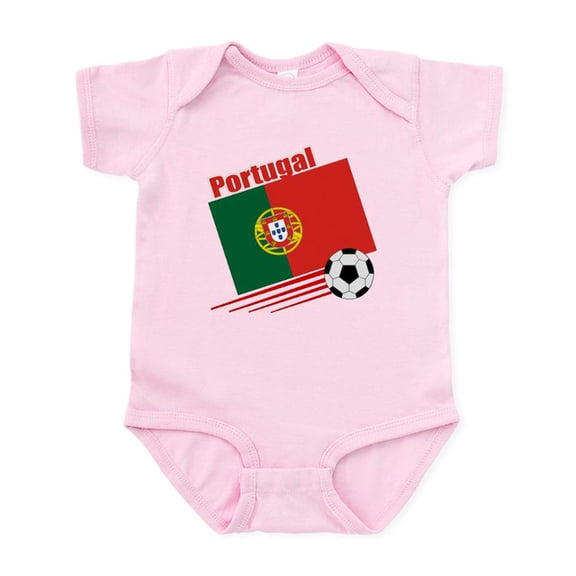 CafePress - Portugal Soccer Team Infant Bodysuit - Baby Light Bodysuit, Size Newborn - 24 Months