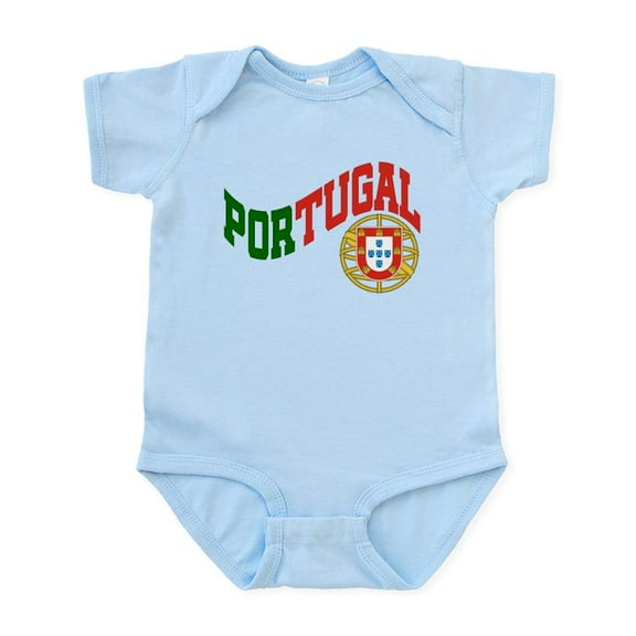 CafePress - Portugal Wave Infant Bodysuit - Baby Light Bodysuit, Size Newborn - 24 Months