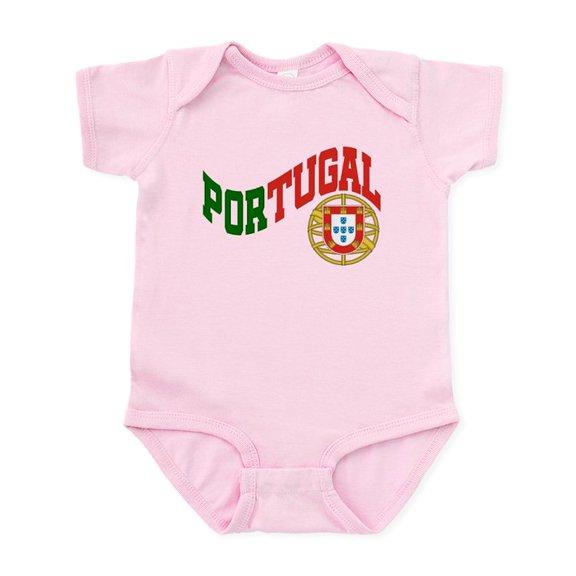 CafePress - Portugal Wave Infant Bodysuit - Baby Light Bodysuit, Size Newborn - 24 Months