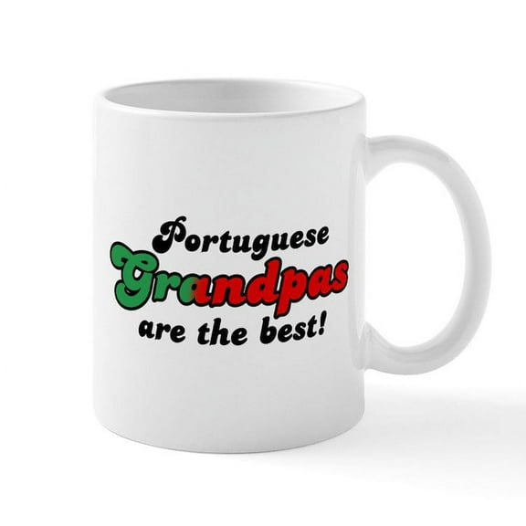 CafePress - Portuguese Grandpas Mug - 11 oz Ceramic Mug - Novelty Coffee Tea Cup