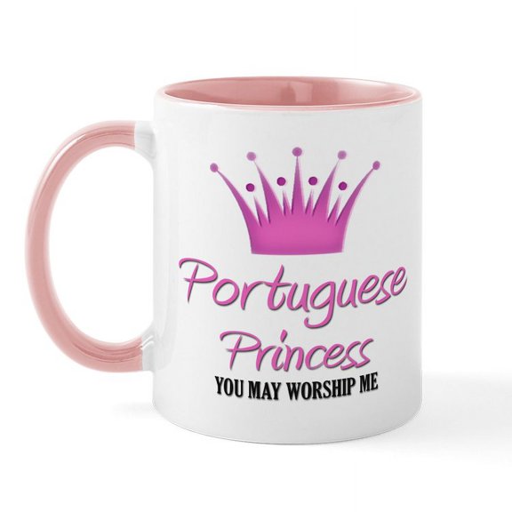 CafePress - Portuguese Princess Mug - 11 oz Ceramic Mug - Novelty Coffee Tea Cup