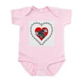 thumbnail image 1 of CafePress - Possum Valentines Day Heart Infant Bodysuit - Baby Light Bodysuit, Size Newborn - 24 Months, 1 of 4