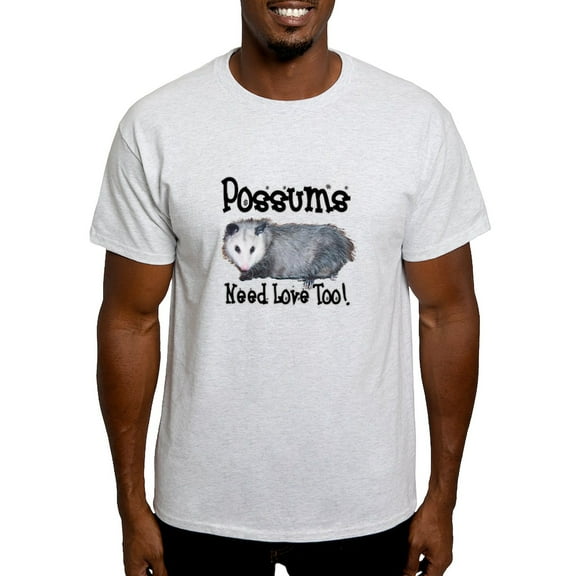 CafePress - Possums Need Love Light T Shirt - Men's Classic Graphic T-Shirt