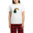 thumbnail image 1 of CafePress - Pot O Gold Rainbow Pajamas - Women's Short Sleeve Print T-Shirt and Pants Light Cotton Pajama Set, 1 of 7