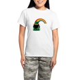 thumbnail image 1 of CafePress - Pot O Gold Rainbow Pajamas - Women's Short Sleeve Print T-Shirt and Pants Light Cotton Pajama Set, 1 of 7