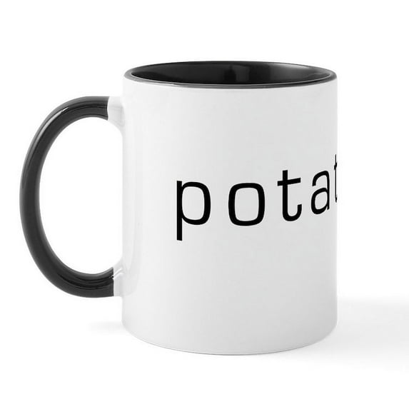 CafePress - Potato Mug - 11 oz Ceramic Mug - Novelty Coffee Tea Cup