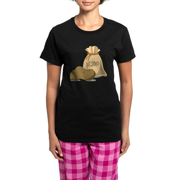 CafePress - Potatoes - Women's Dark Pajamas