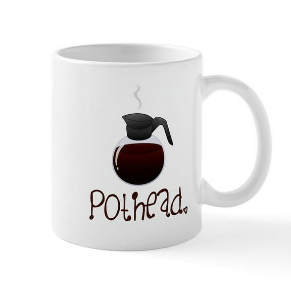 CafePress - Pothead Mugs - 11 oz Ceramic Mug - Novelty Coffee Tea Cup