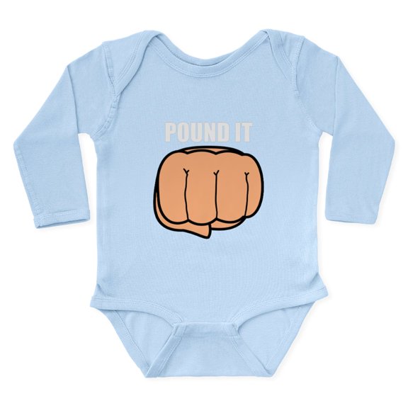 CafePress - Pound It Body Suit - Long Sleeve Cotton Baby Bodysuit