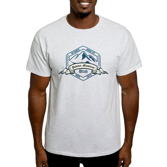 CafePress - Powder Mountain Ski Resort Utah T Shirt - Men's Classic Graphic T-Shirt