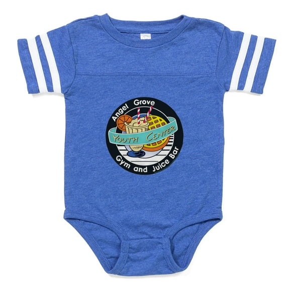 CafePress - Power Rangers Angel Grove G - Cute Infant Baby Football Bodysuit