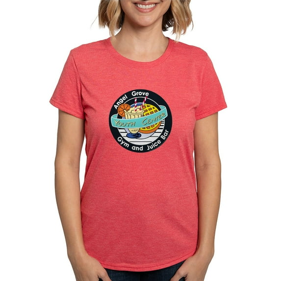 CafePress - Power Rangers Angel Grove G Women's Deluxe T Shirt - Womens Tri-blend T-Shirt