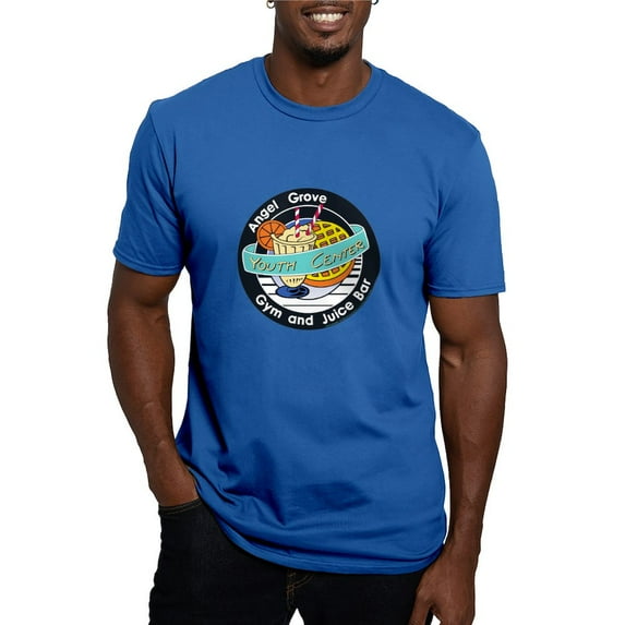 CafePress - Power Rangers Angel Grove Gy Men's Classic T Shirt - Men's Fitted T-Shirt