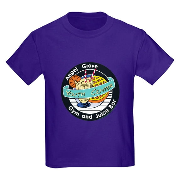 CafePress - Power Rangers Angel Grove Gym And Jui Kids T Shirt - Dark T-Shirt Kids XS-XL