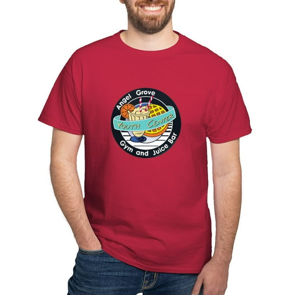 CafePress - Power Rangers Angel Grove Gym Men's Value T Shirt - Men's Classic Graphic Cotton T-Shirt